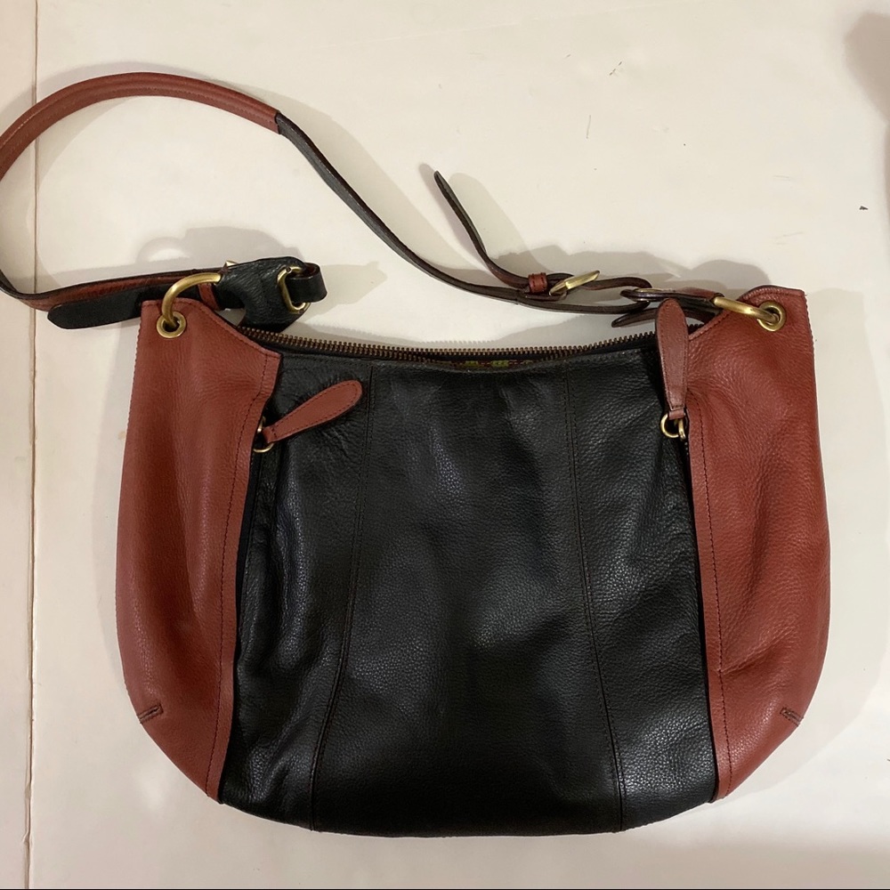 Dr Yany Brown & Black Crossbody Bag
